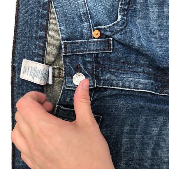 True Religion Jeans Size 34 SLIM Blue - Picture 6 of 8